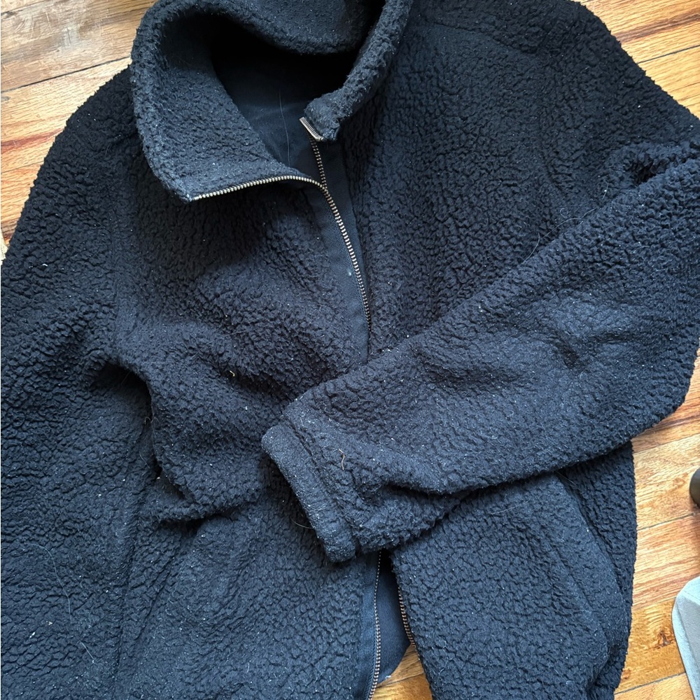 Black Sherpa Jacket